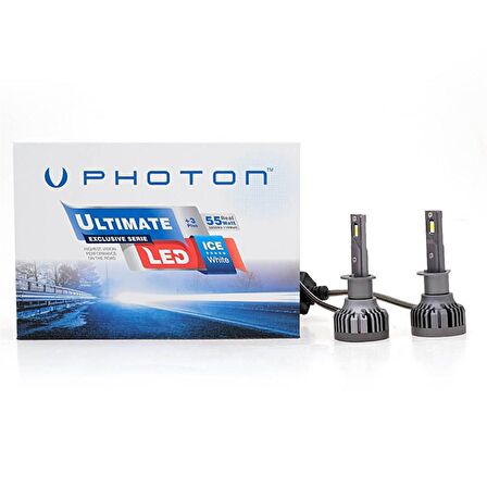 Photon Ultimate H1  Led Headlıght 9500 Lumens 3 Plus