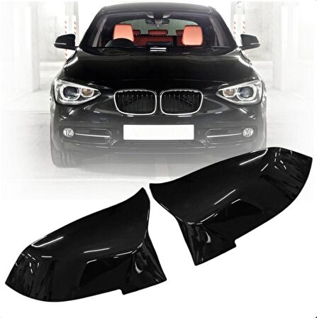 Bmw 1 Serisi F20 batman yarasa ayna kapağı siyah
