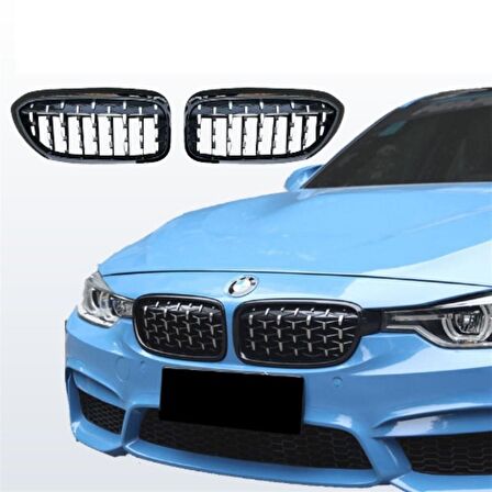 Bmw 3 Serisi F30 Ön Panjur Böbrek Diamond