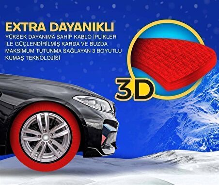  Kar Çorabı 145/80/14  Ebat Uyumlu 2 ADET