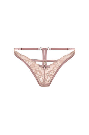 Brigette Gül Kurusu Dantelli Tanga