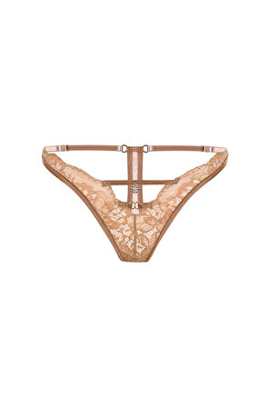 Brigette Kahve Dantelli Tanga