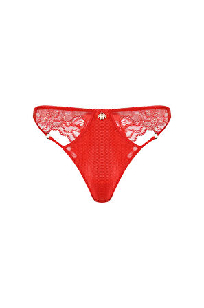 Eclatant Kırmızı Dantelli Brazillian