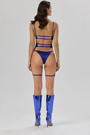 Addria Saks Mavisi Saten Balconette Sütyen