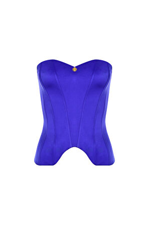 Addria Saks Mavisi Saten Korse