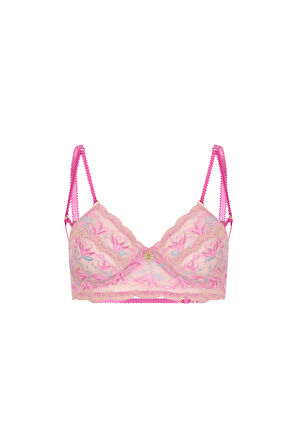 Fleur Pembe Dantelli Balconette