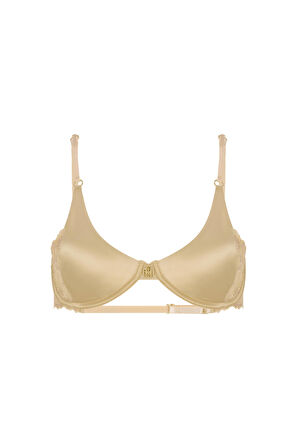 Le Passe Ten Dantel Detaylı Saten Balconette