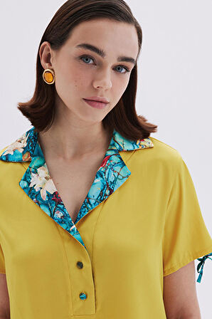 Monet's Bond Hardal Kısa Saten Pijama Takımı