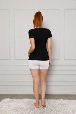 Akbeniz Kadın Penye Boxer 5871