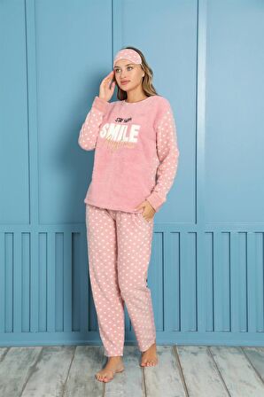 Akbeniz Welsoft Polar Kadın Pijama Takımı 8457