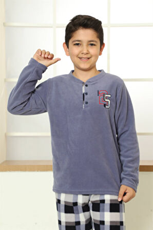 Akbeniz WelSoft Polar Çocuk Pijama Takımı 20251