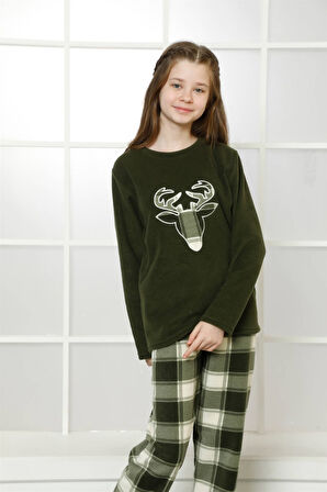 Akbeniz WelSoft Polar Çocuk Pijama Takımı 4633