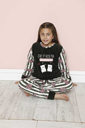 Akbeniz WelSoft Polar Çocuk Pijama Takımı 20243Y