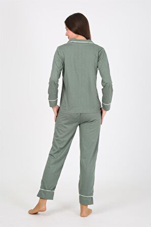 Akbeniz Kadın Penye Uzun Kol Pijama Takım 2775