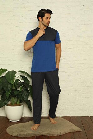 Akbeniz Erkek Sax 3'lü Pijama Takım 6823