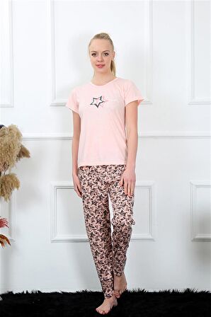 Akbeniz Kadın Kısa Kol Pijama Takım 20368