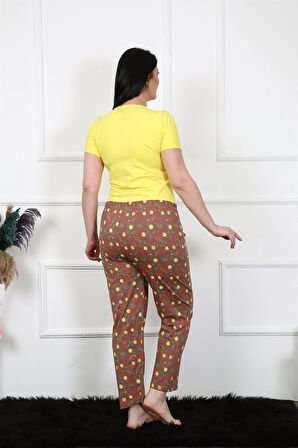 Akbeniz Kadın Pamuklu Büyük Beden Alt Pijama 27470