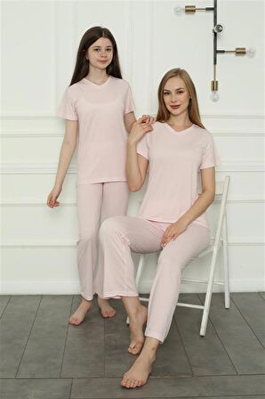 Akbeniz Anne Kız Aile Penye Pijama Takım Ayrı Ayrı Satılır. Fiyatları Farklıdır 50107