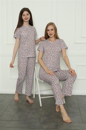 Akbeniz Anne Kız Aile Penye Pijama Takım Ayrı Ayrı Satılır. Fiyatları Farklıdır 50119