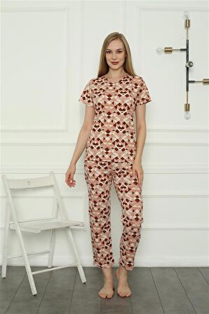 Akbeniz Kadın Penye Pijama Takım 4153