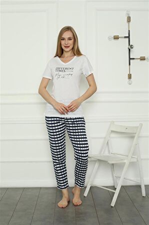 Akbeniz Kadın Penye Pijama Takım 4160