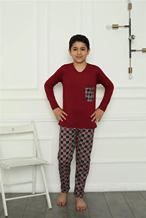 Akbeniz Erkek Çocuk Penye Pijama Takım 20385