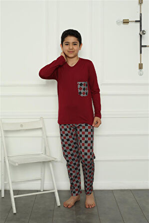 Akbeniz Erkek Çocuk Penye Pijama Takım 20385