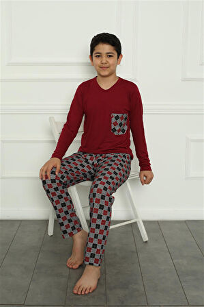 Akbeniz Erkek Çocuk Penye Pijama Takım 20385