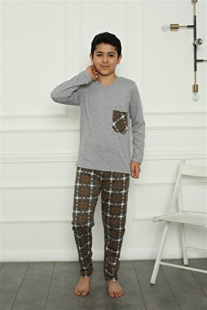 Akbeniz Erkek Çocuk Penye Pijama Takım 20387