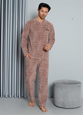 Akbeniz WelSoft Polar Erkek Pijama Takımı 6827