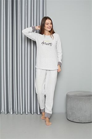 Akbeniz Welsoft Polar Kadın Pijama Takımı 8515