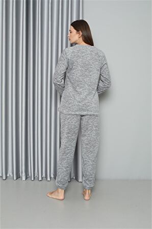 Akbeniz Welsoft Polar Kadın Pijama Takımı 8518