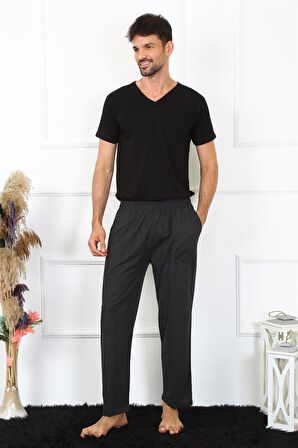 Akbeniz Erkek Pamuk Antrasit Tek Alt Pijama 27495