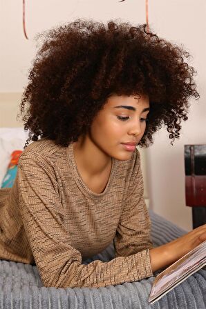 Akbeniz Kadın Uzun Kol Penye Pijama Takım 4178