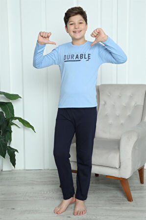 Akbeniz Erkek Çocuk Penye Pijama Takım 20412