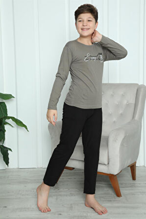 Akbeniz Erkek Çocuk Penye Pijama Takım 20418