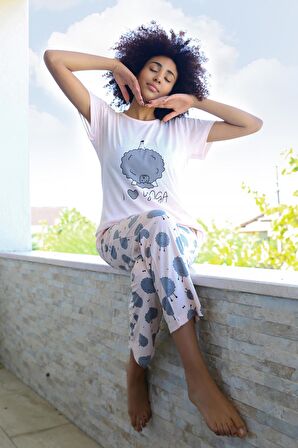 Akbeniz Kadın Kısa Kol Pijama Takım 20410