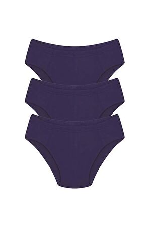 Akbeniz Erkek Pamuk 3lü Saks Slip 40129