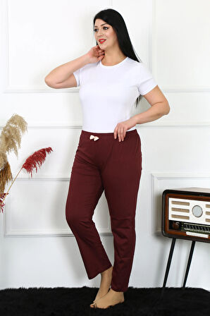 Akbeniz Kadın Pamuklu Büyük Beden Alt Pijama 27498