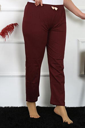 Akbeniz Kadın Pamuklu Büyük Beden Alt Pijama 27498