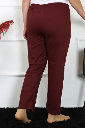 Akbeniz Kadın Pamuklu Büyük Beden Alt Pijama 27498
