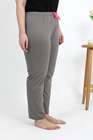 Akbeniz Kadın Pamuklu Büyük Beden Alt Pijama 27559 Vizon