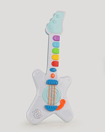 Işıklı Müzikli ve Çok Fonksiyonlu Rock'n Roll Gitar