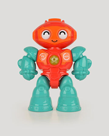 Işıklı Robot Taklit Sesli Çok Fonksiyonlu Mini Robot