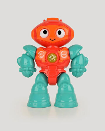 Işıklı Robot Taklit Sesli Çok Fonksiyonlu Mini Robot