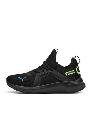 PUMA 31109809 SOFTRIDE ENZO 5 BLACK GREEN GLARE ERKEK KOŞU/SPOR AYAKKABI