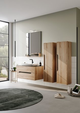 Galia 100 cm Banyo Dolabı Takımı
