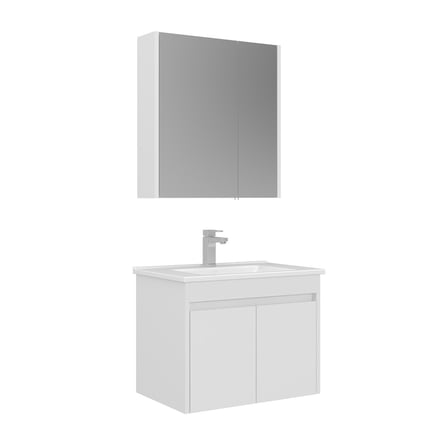Arno 65 cm Kapaklı Banyo Dolabı Takımı