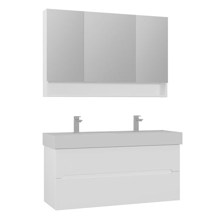 Malta 120 cm Banyo Dolabı Takımı