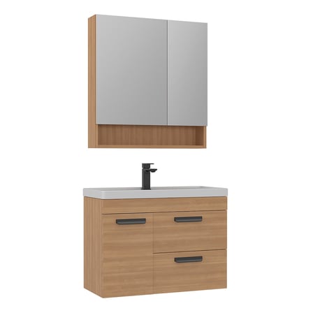 Nova 80 cm Banyo Dolabı Takımı